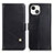 Coque Portefeuille Livre Cuir Etui Clapet A09 pour Apple iPhone 13 Mini Noir