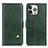 Coque Portefeuille Livre Cuir Etui Clapet A09 pour Apple iPhone 14 Pro Max Vert