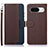 Coque Portefeuille Livre Cuir Etui Clapet A09D pour Google Pixel 8a 5G Marron