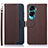 Coque Portefeuille Livre Cuir Etui Clapet A09D pour Huawei Honor 90 Lite 5G Marron