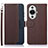 Coque Portefeuille Livre Cuir Etui Clapet A09D pour Huawei Nova 11 Marron