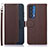 Coque Portefeuille Livre Cuir Etui Clapet A09D pour Motorola Moto Edge (2021) 5G Marron