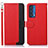 Coque Portefeuille Livre Cuir Etui Clapet A09D pour Motorola Moto Edge (2021) 5G Rouge