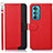 Coque Portefeuille Livre Cuir Etui Clapet A09D pour Motorola Moto Edge 30 5G Rouge