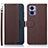 Coque Portefeuille Livre Cuir Etui Clapet A09D pour Motorola Moto Edge 30 Lite 5G Marron