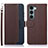 Coque Portefeuille Livre Cuir Etui Clapet A09D pour Motorola Moto Edge S30 5G Marron