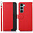 Coque Portefeuille Livre Cuir Etui Clapet A09D pour Motorola Moto Edge S30 5G Rouge