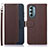 Coque Portefeuille Livre Cuir Etui Clapet A09D pour Motorola Moto G Stylus (2022) 4G Marron