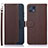 Coque Portefeuille Livre Cuir Etui Clapet A09D pour Motorola Moto G50 5G Marron