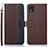 Coque Portefeuille Livre Cuir Etui Clapet A09D pour Nokia C2 2nd Edition Marron