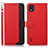 Coque Portefeuille Livre Cuir Etui Clapet A09D pour Nokia C2 2nd Edition Rouge