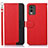 Coque Portefeuille Livre Cuir Etui Clapet A09D pour Nokia C210 Rouge