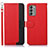 Coque Portefeuille Livre Cuir Etui Clapet A09D pour Nokia G400 5G Rouge