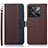 Coque Portefeuille Livre Cuir Etui Clapet A09D pour OnePlus 10T 5G Marron