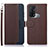 Coque Portefeuille Livre Cuir Etui Clapet A09D pour Oppo Reno5 A Marron