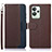 Coque Portefeuille Livre Cuir Etui Clapet A09D pour Realme GT2 Pro 5G Marron