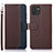 Coque Portefeuille Livre Cuir Etui Clapet A09D pour Samsung Galaxy A03 Marron