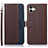 Coque Portefeuille Livre Cuir Etui Clapet A09D pour Samsung Galaxy A04 4G Marron