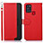 Coque Portefeuille Livre Cuir Etui Clapet A09D pour Samsung Galaxy A21s Rouge