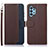 Coque Portefeuille Livre Cuir Etui Clapet A09D pour Samsung Galaxy A32 4G Marron