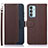 Coque Portefeuille Livre Cuir Etui Clapet A09D pour Samsung Galaxy F23 5G Marron