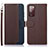 Coque Portefeuille Livre Cuir Etui Clapet A09D pour Samsung Galaxy S20 Lite 5G Marron