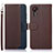 Coque Portefeuille Livre Cuir Etui Clapet A09D pour Samsung Galaxy XCover 5 SM-G525F Marron