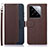 Coque Portefeuille Livre Cuir Etui Clapet A09D pour Xiaomi Mi 14 Pro 5G Marron