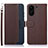 Coque Portefeuille Livre Cuir Etui Clapet A09D pour Xiaomi Redmi 13C Marron