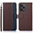 Coque Portefeuille Livre Cuir Etui Clapet A09D pour Xiaomi Redmi Note 12 Turbo 5G Marron