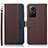 Coque Portefeuille Livre Cuir Etui Clapet A09D pour Xiaomi Redmi Note 12S Marron