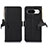 Coque Portefeuille Livre Cuir Etui Clapet A10D pour Google Pixel 8a 5G Noir