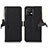 Coque Portefeuille Livre Cuir Etui Clapet A10D pour Motorola Moto Edge 40 Pro 5G Noir