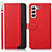 Coque Portefeuille Livre Cuir Etui Clapet A10D pour Samsung Galaxy S21 5G Rouge