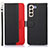 Coque Portefeuille Livre Cuir Etui Clapet A10D pour Samsung Galaxy S21 FE 5G Noir