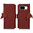 Coque Portefeuille Livre Cuir Etui Clapet A11D pour Google Pixel 8a 5G Marron