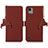 Coque Portefeuille Livre Cuir Etui Clapet A11D pour Nokia C110 Marron