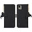 Coque Portefeuille Livre Cuir Etui Clapet A11D pour Nokia C110 Noir