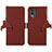 Coque Portefeuille Livre Cuir Etui Clapet A11D pour Nokia C32 Marron