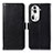 Coque Portefeuille Livre Cuir Etui Clapet A11D pour Oppo Reno11 Pro 5G Noir