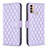 Coque Portefeuille Livre Cuir Etui Clapet B01F pour Motorola Moto E20 Violet