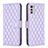 Coque Portefeuille Livre Cuir Etui Clapet B01F pour Motorola Moto E32s Violet