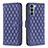 Coque Portefeuille Livre Cuir Etui Clapet B01F pour Motorola Moto Edge S30 5G Bleu