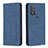 Coque Portefeuille Livre Cuir Etui Clapet B01F pour Motorola Moto G Power (2022) Bleu