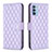 Coque Portefeuille Livre Cuir Etui Clapet B01F pour Motorola Moto G31 Violet