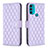 Coque Portefeuille Livre Cuir Etui Clapet B01F pour Motorola Moto G71 5G Violet