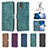 Coque Portefeuille Livre Cuir Etui Clapet B01F pour Nokia C32 Petit