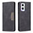 Coque Portefeuille Livre Cuir Etui Clapet B01F pour OnePlus Nord N20 5G Noir