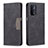 Coque Portefeuille Livre Cuir Etui Clapet B01F pour OnePlus Nord N200 5G Noir