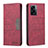 Coque Portefeuille Livre Cuir Etui Clapet B01F pour Oppo A77 5G Rouge
